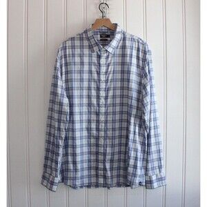 Faherty The Movement Shirt Men’s XXL Stretch Plaid Button Down Coastal Dadcore